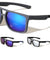 Soft Rubber Coating Color Mirror Squared Sports Aviators Wholesale Sunglasses