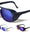 Side Eye Shields Color Mirror Sports Aviators Wholesale Sunglasses