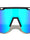 Color Mirror Shield Lens Cutout Semi Rimless Sports Wholesale Sunglasses