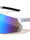 Color Mirror Shield Lens Cutout Semi Rimless Sports Wholesale Sunglasses