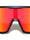 Color Mirror One Piece Shield Lens Temple Cutout Sports Wholesale Sunglasses