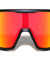Color Mirror One Piece Shield Lens Temple Cutout Sports Wholesale Sunglasses