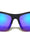 Semi Rimless Color Mirror Lens Rectangle Sports Wholesale Sunglasses