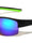 Semi Rimless Color Mirror Lens Rectangle Sports Wholesale Sunglasses