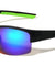 Semi Rimless Color Mirror Lens Rectangle Sports Wholesale Sunglasses