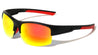 Semi Rimless Color Mirror Lens Rectangle Sports Wholesale Sunglasses