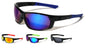 Color Mirror Lens Rectangle Sports Wholesale Sunglasses