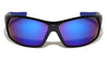 Color Mirror Lens Rectangle Sports Wholesale Sunglasses