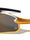 Color Mirror One Piece Shield Lens Cutout Accent Sports Wholesale Sunglasses