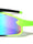 Color Mirror One Piece Shield Lens Cutout Accent Sports Wholesale Sunglasses
