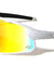 Color Mirror One Piece Shield Lens Cutout Accent Sports Wholesale Sunglasses