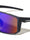 Color Mirror One Piece Shield Lens Rectangle Sports Wholesale Sunglasses