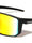 Color Mirror One Piece Shield Lens Rectangle Sports Wholesale Sunglasses