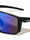 Color Mirror One Piece Shield Lens Rectangle Sports Wholesale Sunglasses