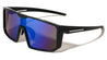 Color Mirror One Piece Shield Lens Rectangle Sports Wholesale Sunglasses