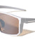 Color Mirror One Piece Shield Lens Rectangle Sports Wholesale Sunglasses