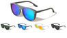 Color Mirror Side Rim Shield Sports Aviators Wholesale Sunglasses