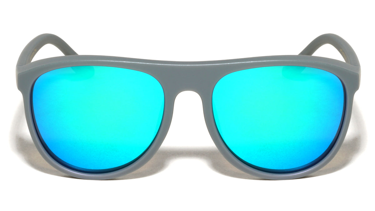 Color Mirror Side Rim Shield Sports Aviators Wholesale Sunglasses