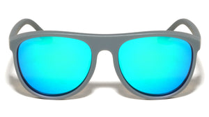 Color Mirror Side Rim Shield Sports Aviators Wholesale Sunglasses