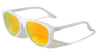 Color Mirror Side Rim Shield Sports Aviators Wholesale Sunglasses