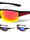 Color Mirror Semi Rimless Lens Wrap Around Sports Wholesale Sunglasses