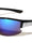 Color Mirror Semi Rimless Lens Wrap Around Sports Wholesale Sunglasses