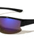 Color Mirror Semi Rimless Lens Wrap Around Sports Wholesale Sunglasses