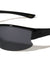 Color Mirror Semi Rimless Lens Wrap Around Sports Wholesale Sunglasses