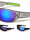 Color Mirror Wide Rectangle Sports Wholesale Sunglasses
