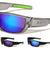 Color Mirror Wide Rectangle Sports Wholesale Sunglasses
