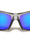 Color Mirror Wide Rectangle Sports Wholesale Sunglasses