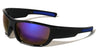 Color Mirror Wide Rectangle Sports Wholesale Sunglasses