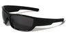 Color Mirror Wide Rectangle Sports Wholesale Sunglasses