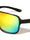 Frosted Crystal Color Mirror One Piece Shield Squared Sports Wholesale Sunglasses
