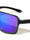 Frosted Crystal Color Mirror One Piece Shield Squared Sports Wholesale Sunglasses