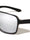 Frosted Crystal Color Mirror One Piece Shield Squared Sports Wholesale Sunglasses