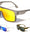 Frosted Crystal Color Mirror One Piece Shield Rectangle Sports Wholesale Sunglasses