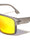 Frosted Crystal Color Mirror One Piece Shield Rectangle Sports Wholesale Sunglasses