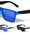 Color Mirror One Piece Shield Lens Duotone Square Wholesale Sunglasses