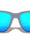 Color Mirror Vertical Ribbed Pattern Squared Sports Wholesale Sunglasses