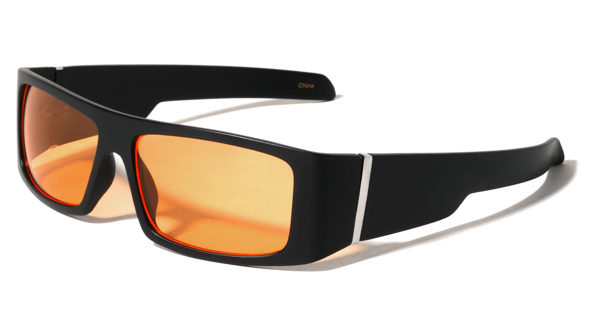 Hinge Accent Bar Rectangle Wholesale Sunglasses