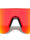 Semi Rimless Color Mirror One Piece Shield Lens Sports Wholesale Sunglasses