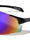 Semi Rimless Color Mirror One Piece Shield Lens Sports Wholesale Sunglasses