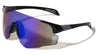 Semi Rimless Color Mirror One Piece Shield Lens Sports Wholesale Sunglasses