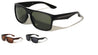 Geometric Temple Accent Bar Square Wholesale Sunglasses