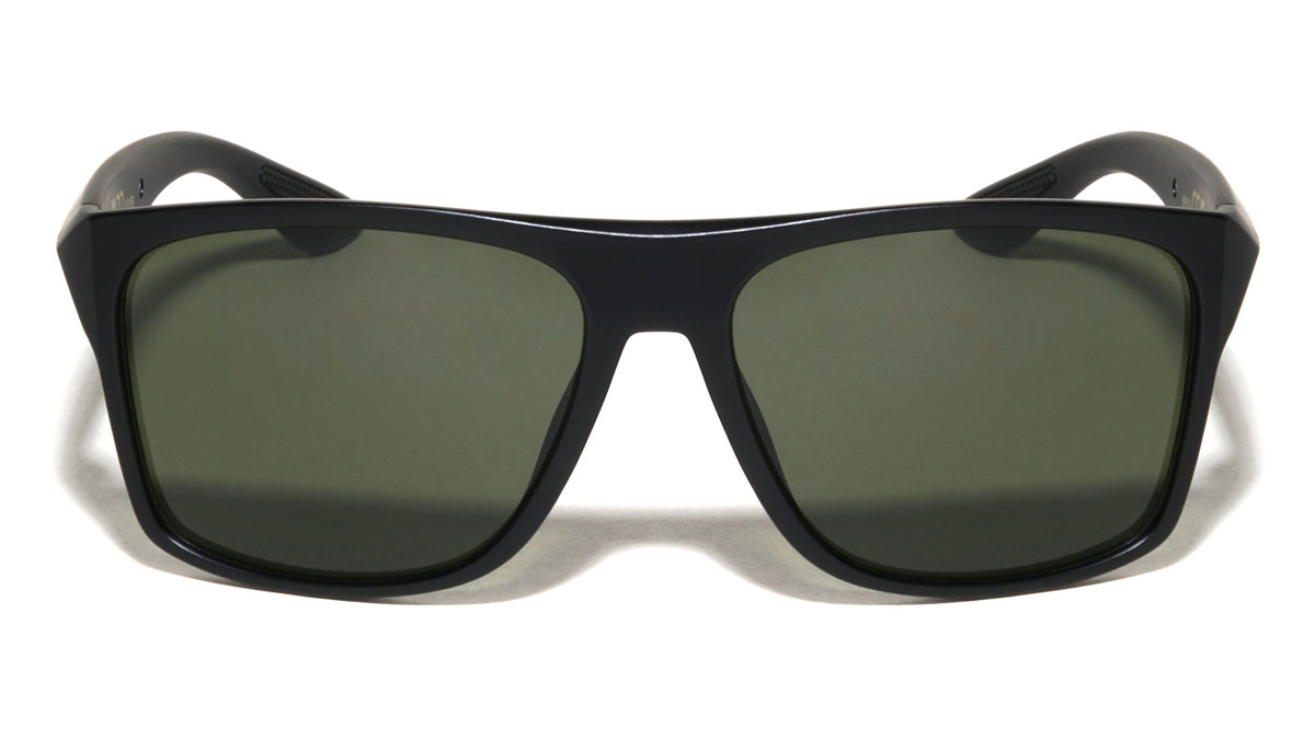 Geometric Temple Accent Bar Square Wholesale Sunglasses