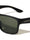 Geometric Temple Accent Bar Square Wholesale Sunglasses