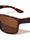 Geometric Temple Accent Bar Square Wholesale Sunglasses