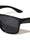 Geometric Temple Accent Bar Square Wholesale Sunglasses