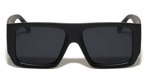 Large Temple Flat Frame Square Wholesale Sunglasses